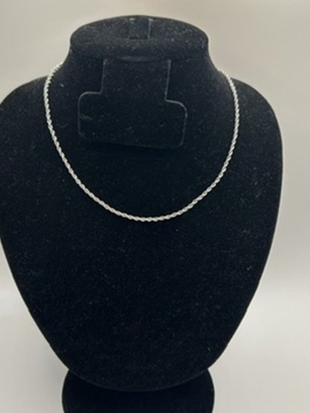 Rope Chain 2mm 18 Inch Real Silver Clean Everyday Plated Minimalist Layering